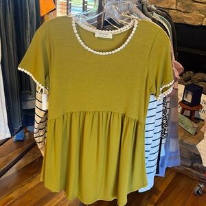 Zenana Olive Green top